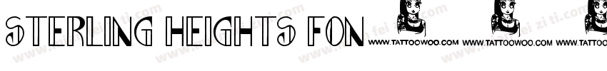 Sterling Heights Fon字体转换